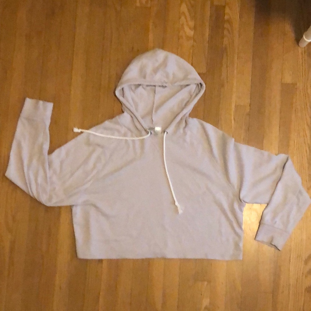 Women’s H&M Oversized Cropped Hoodie